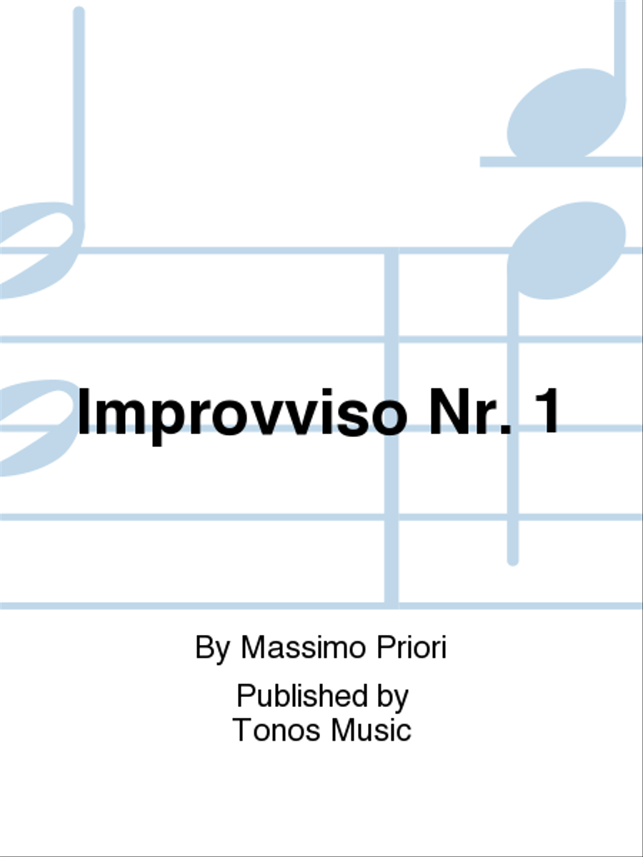 Improvviso Nr. 1 Horn scores gallery preview page 1