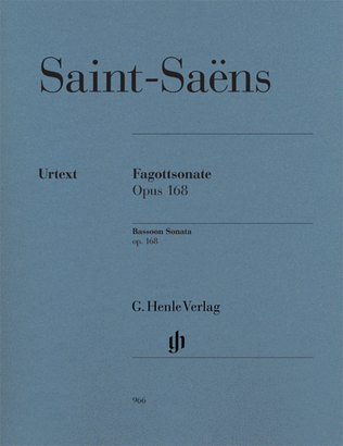 Book cover for Bassoon Sonata, Op. 168