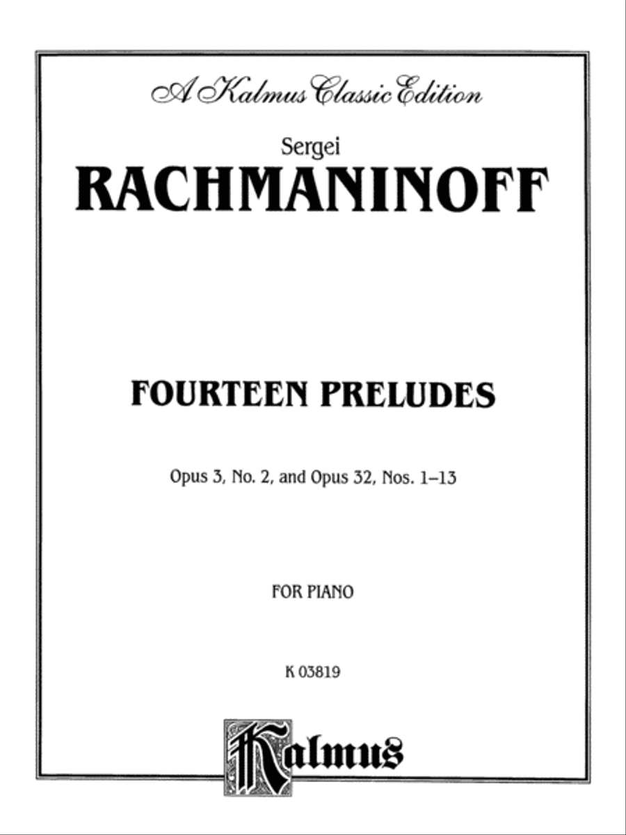 Fourteen Preludes Fourteen Preludes Piano Solo scores gallery preview page 2