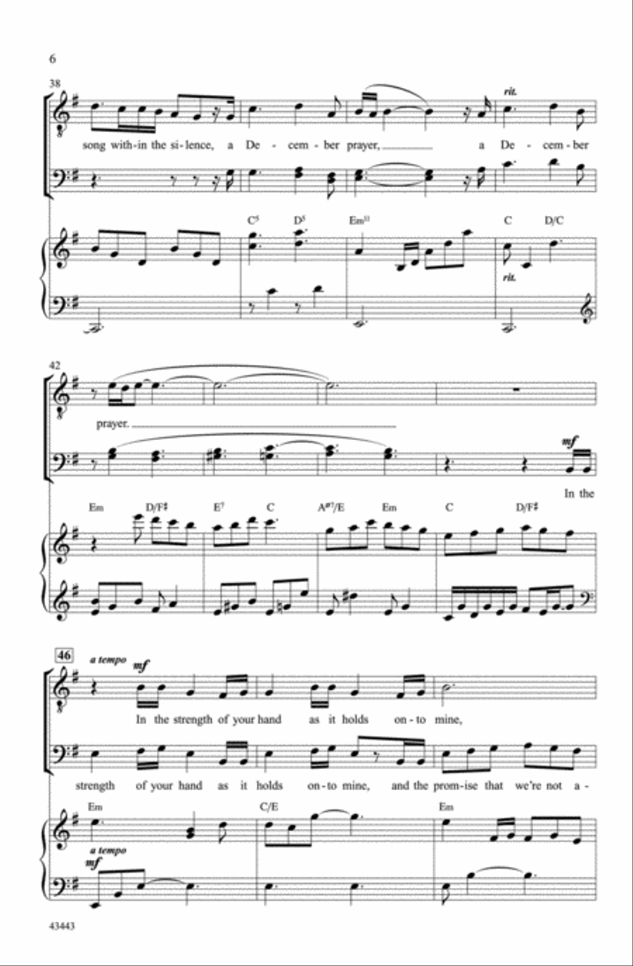 December Prayer Choir scores gallery preview page 5
