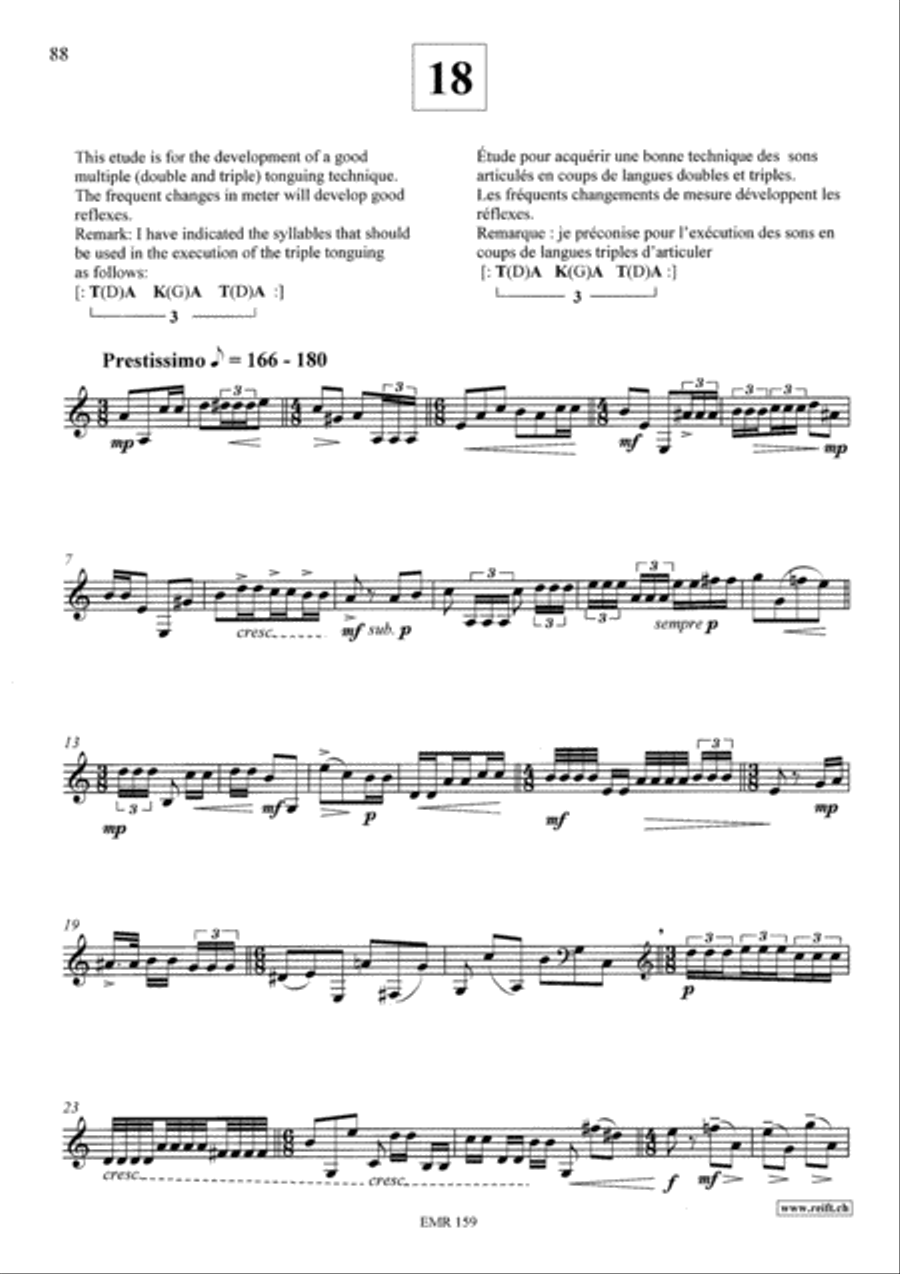 Treatise-Method and Exercises & 21 Etudes Horn scores gallery preview page 24
