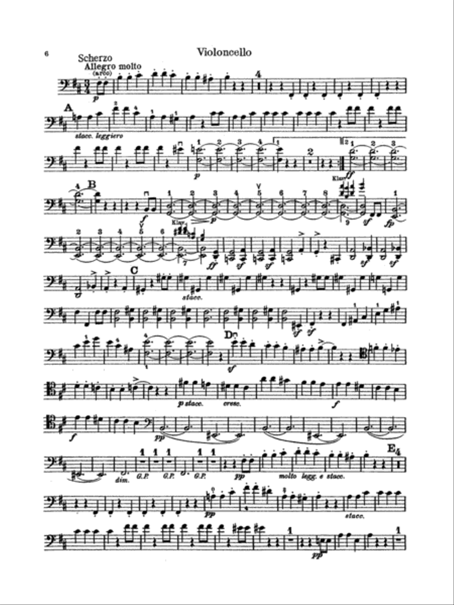 Brahms: Trio No. 1 in B Major, Op. 8 Part scores gallery preview page 6