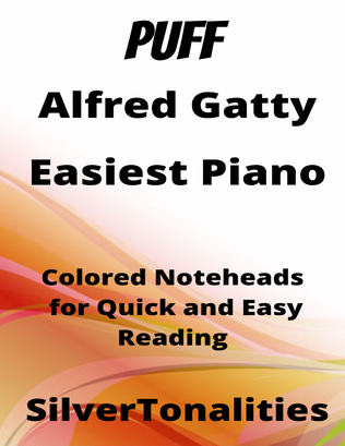 Puff Easiest Piano Sheet Music