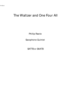 Book cover for The Waltzer and One Four All