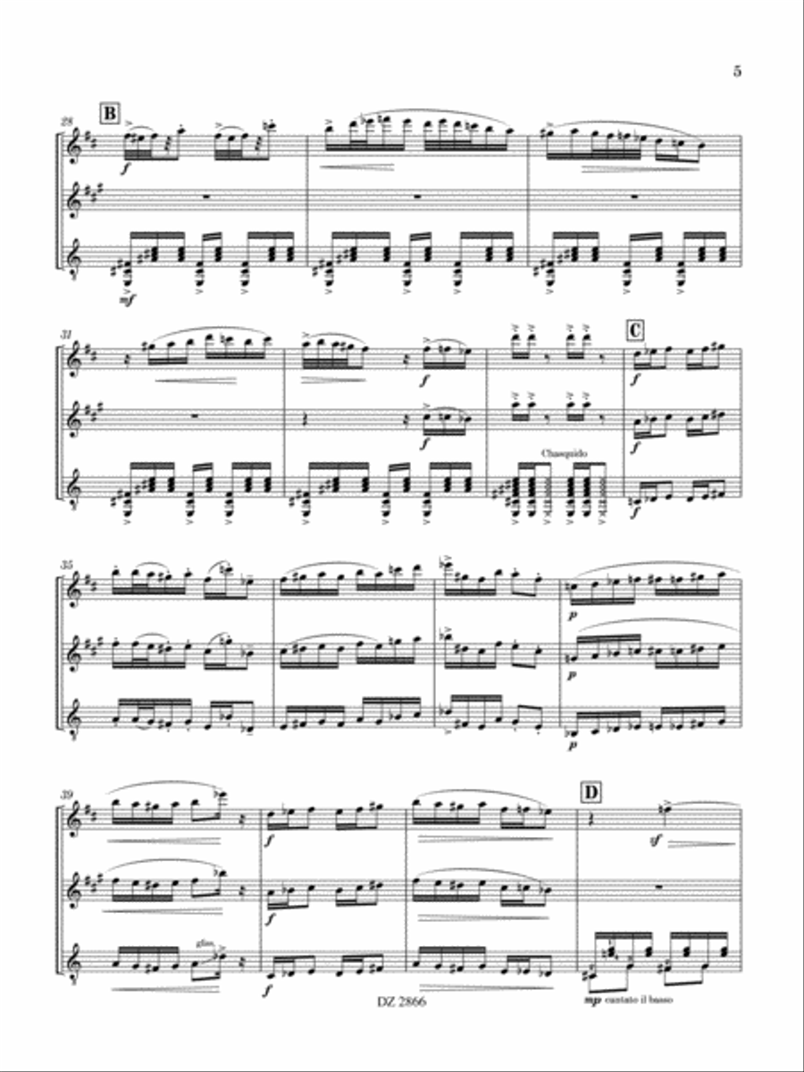 Adiòs al verano Clarinet scores gallery preview page 5