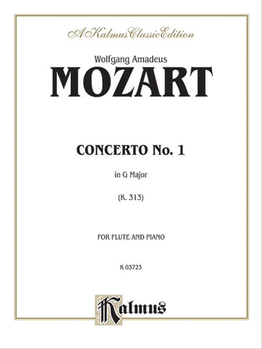 Flute Concerto No. 1, K. 313 (G Major) (Orch.)