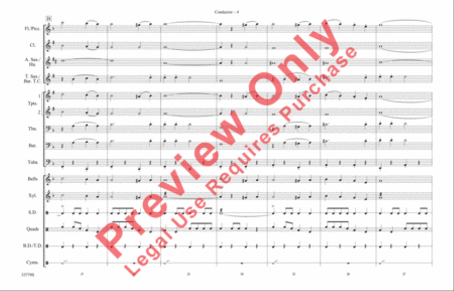 Stars and Stripes Forever Marching Band scores gallery preview page 5