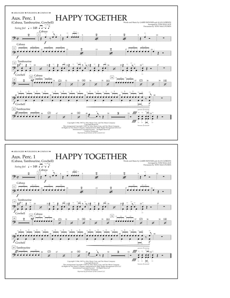Happy Together - Aux. Perc. 1