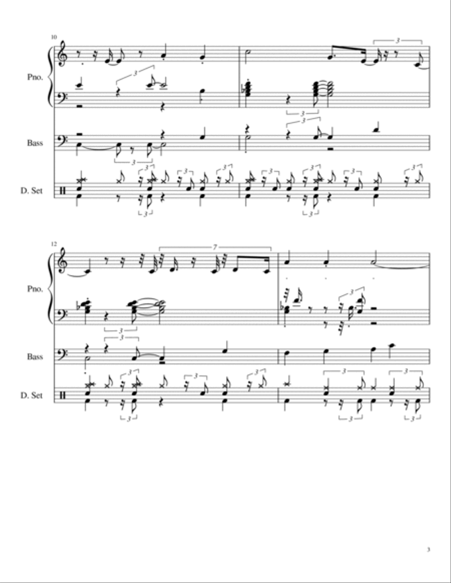 Sweet Georgia Brown Concert Band scores gallery preview page 3