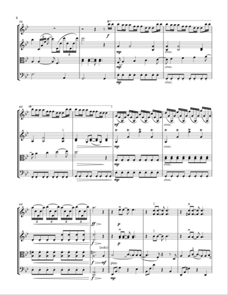 Like A Stone String Quartet scores gallery preview page 4