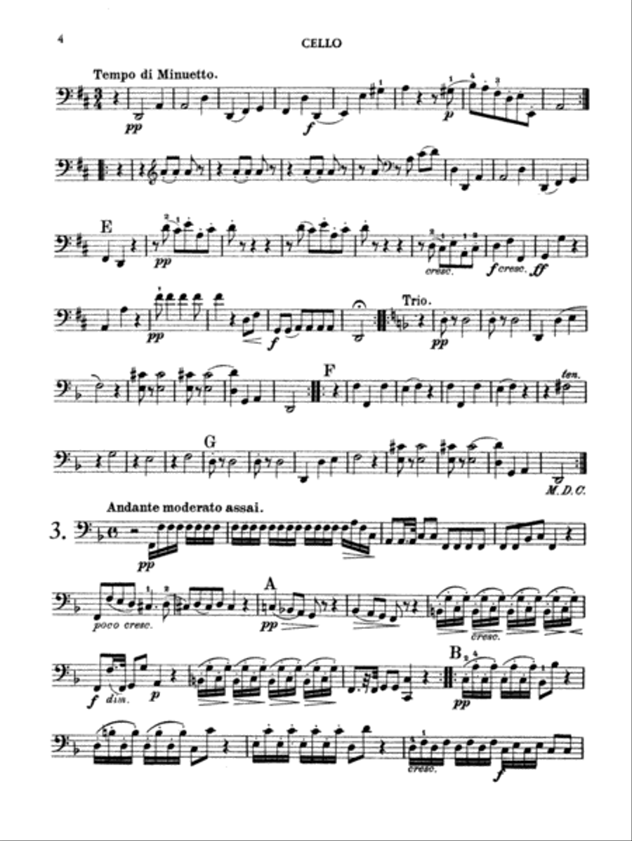 Boccherini: Three Trios, Op. 38 Part scores gallery preview page 1