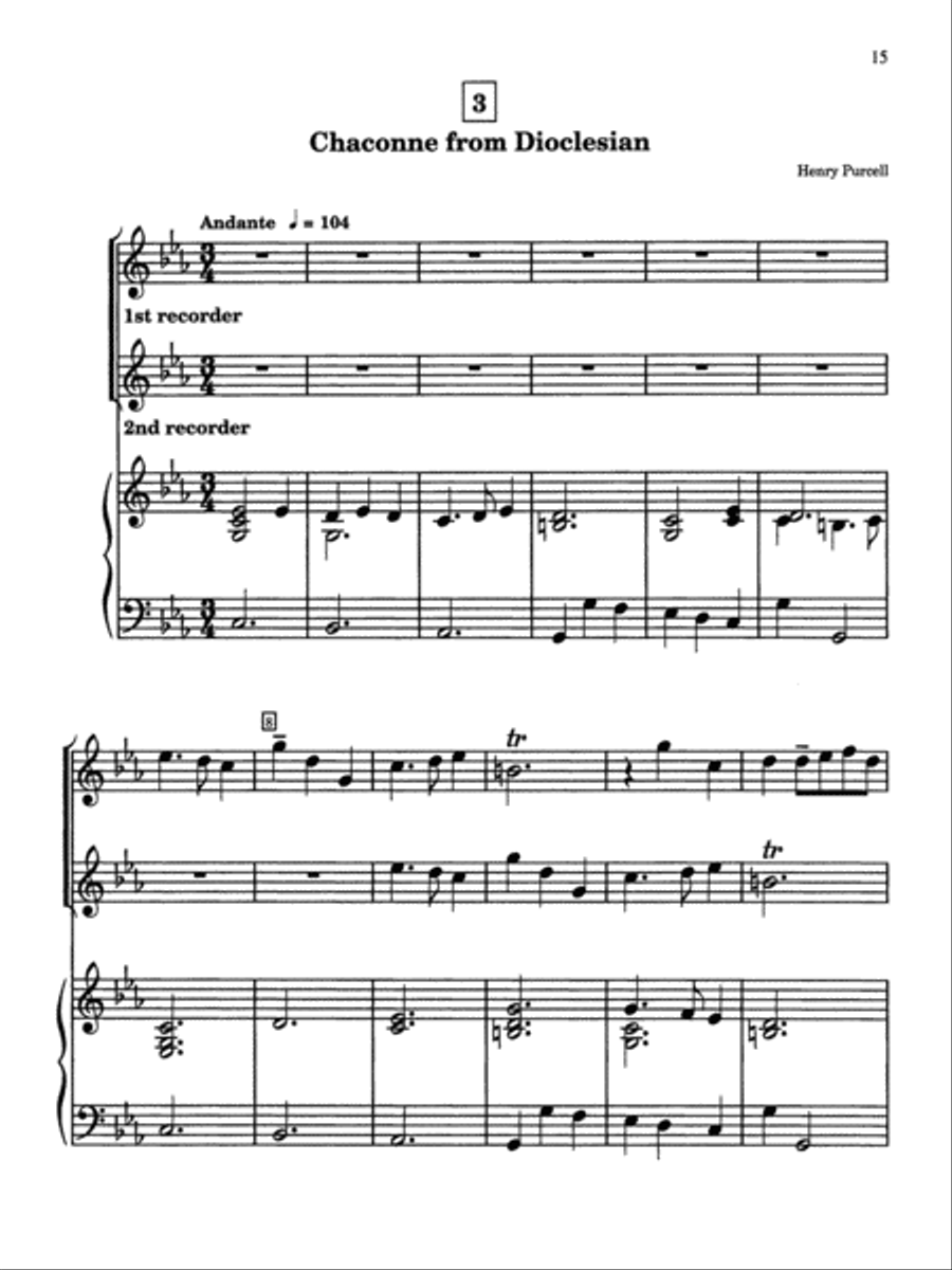 Suzuki Recorder School (Alto Recorder), Volume 3 Alto Recorder scores gallery preview page 17