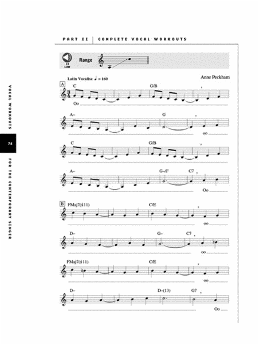 Vocal Workouts for the Contemporary Singer Voice scores gallery preview page 4