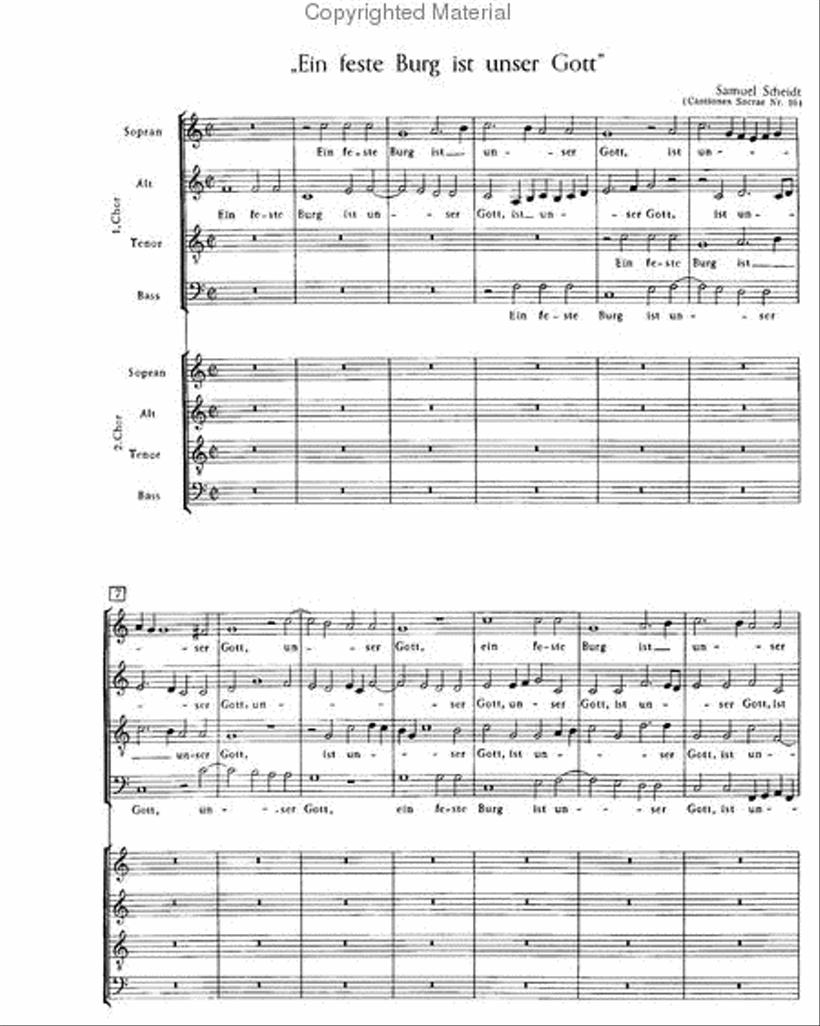 A mighty fortress is our God (Ein feste Burg ist unser Gott) 4-Part scores gallery preview page 14