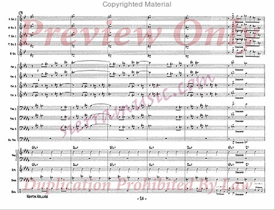 Kenton Kollage Big Band scores gallery preview page 25