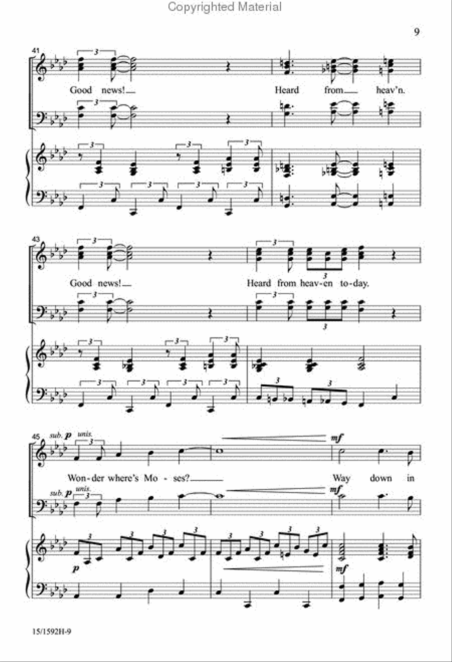 Peter, Go Ring Dem Bells Peter, Go Ring Dem Bells 4-Part scores gallery preview page 8