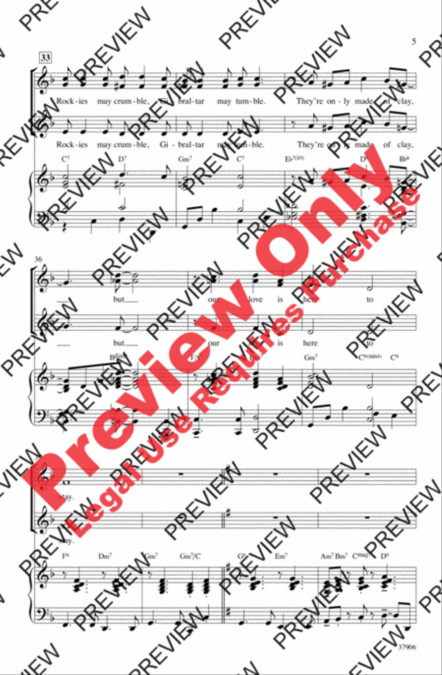 Who Could Ask for Anything More? Women's Choir scores gallery preview page 5