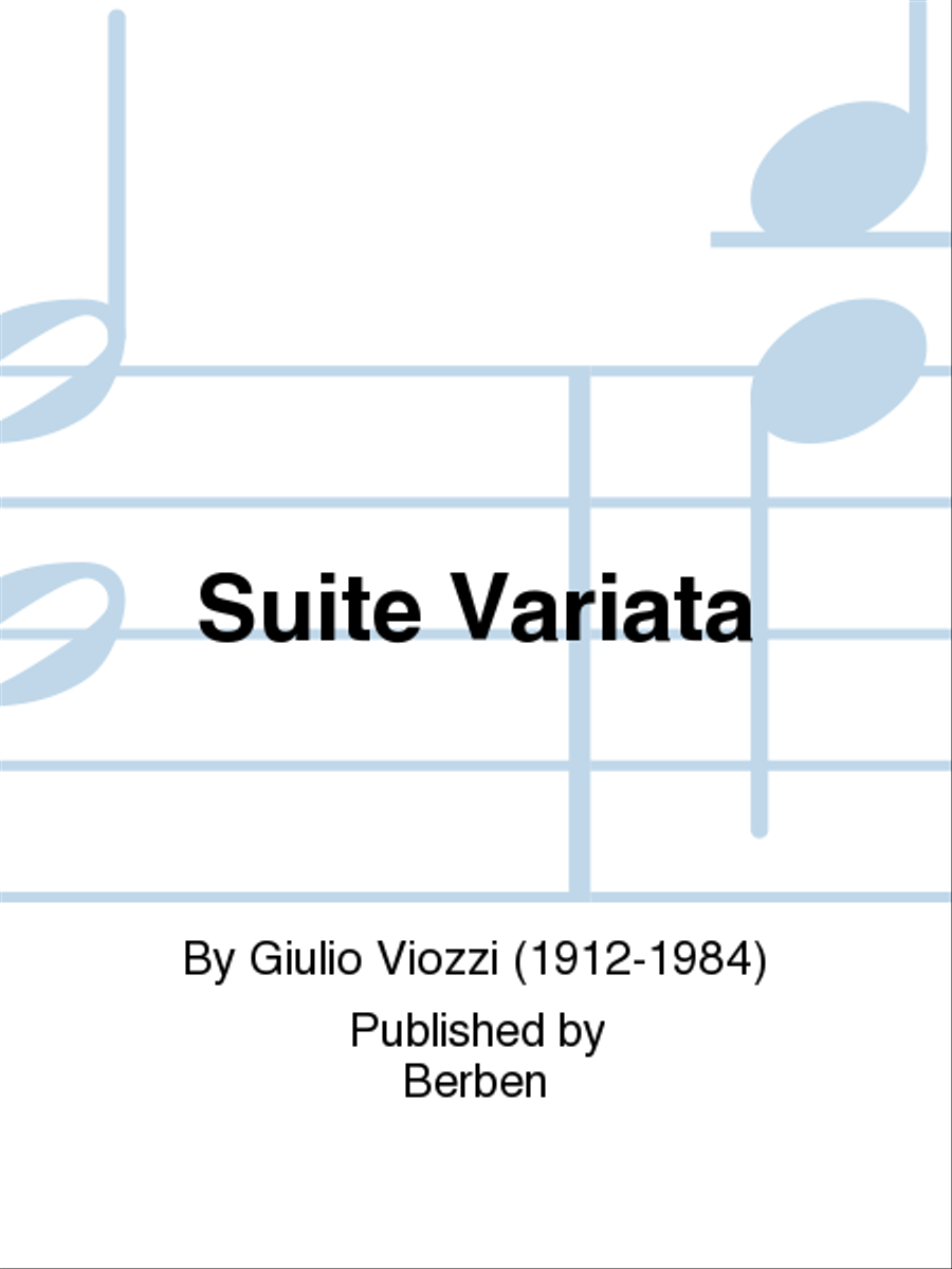 Suite Variata Suite Variata Classical Guitar scores gallery preview page 1