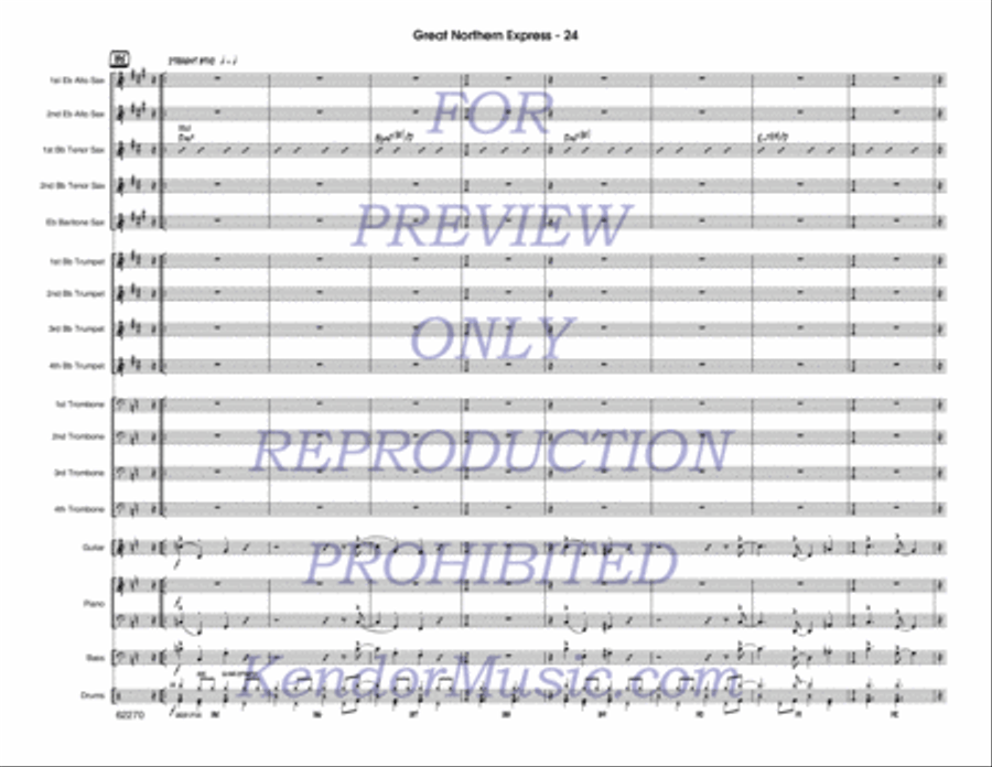 Great Northern Express Jazz Ensemble scores gallery preview page 25