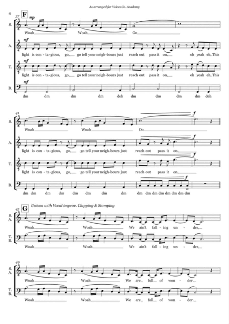 Wonder 4-Part scores gallery preview page 4