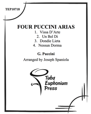 Book cover for Four Puccini Arias
