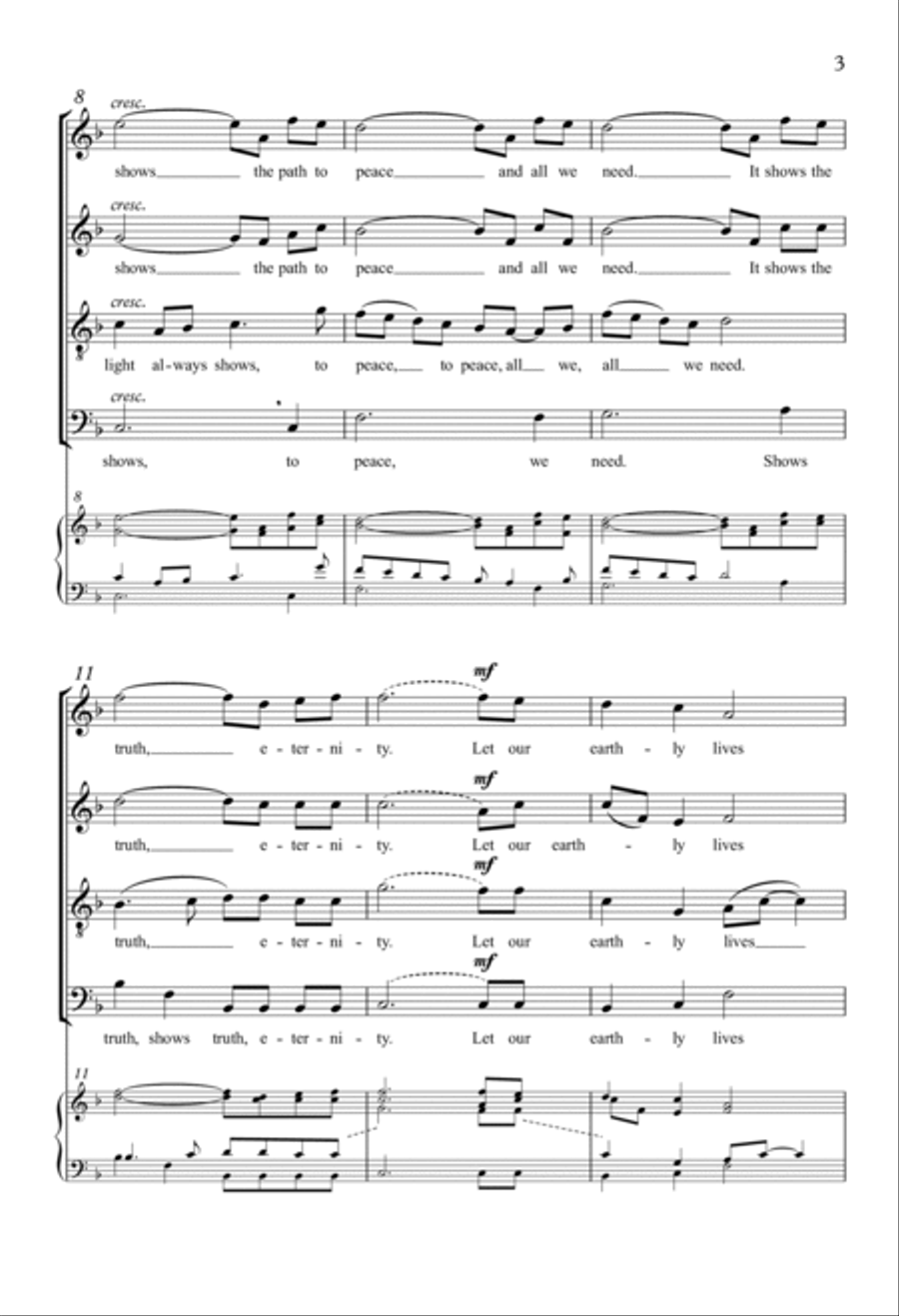 Light Prevails 4-Part scores gallery preview page 2