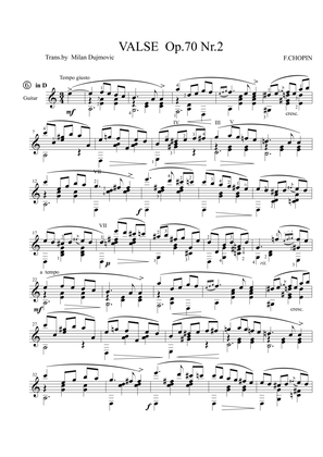 Valse Op.70 No.2
