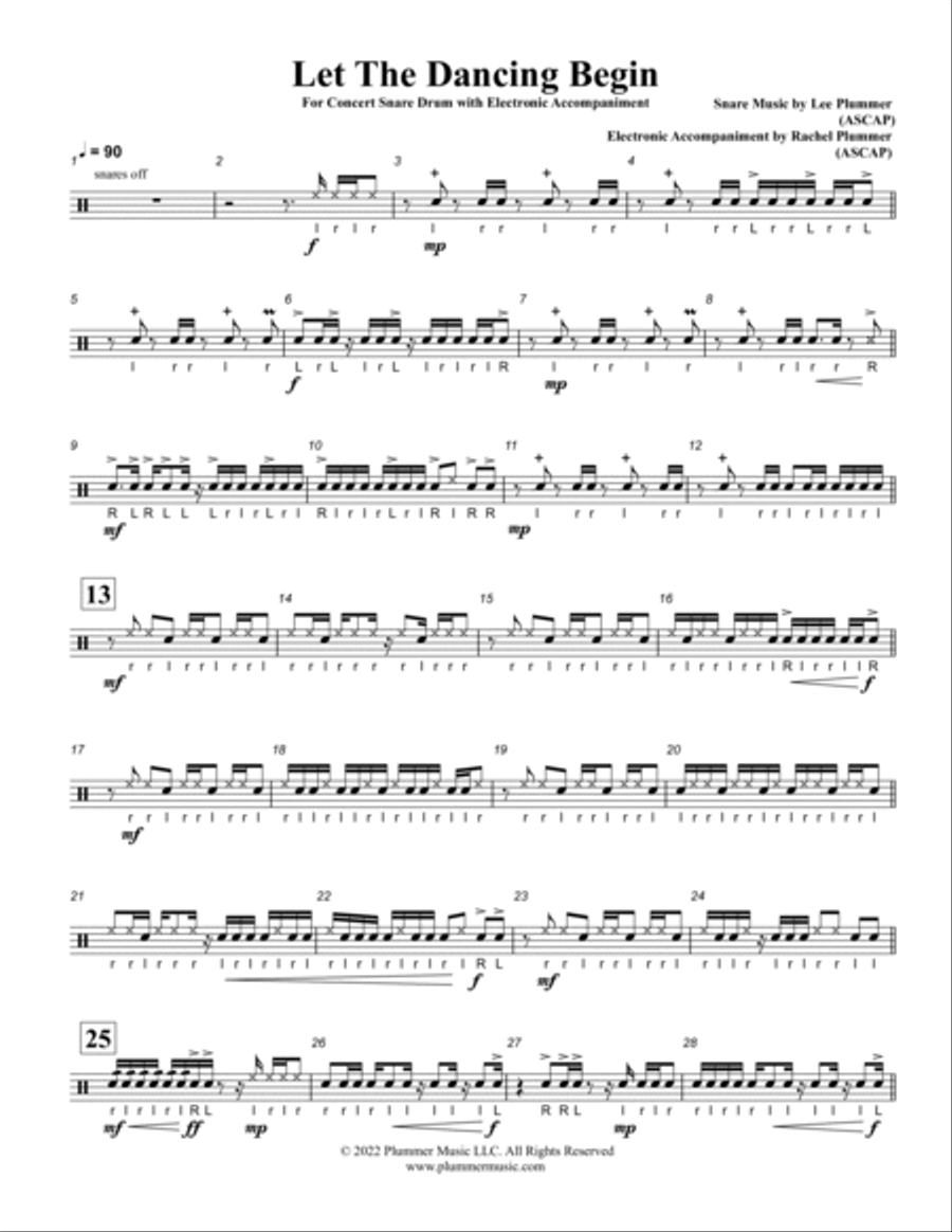 Let The Dancing Begin Let The Dancing Begin Drum Set scores gallery preview page 3