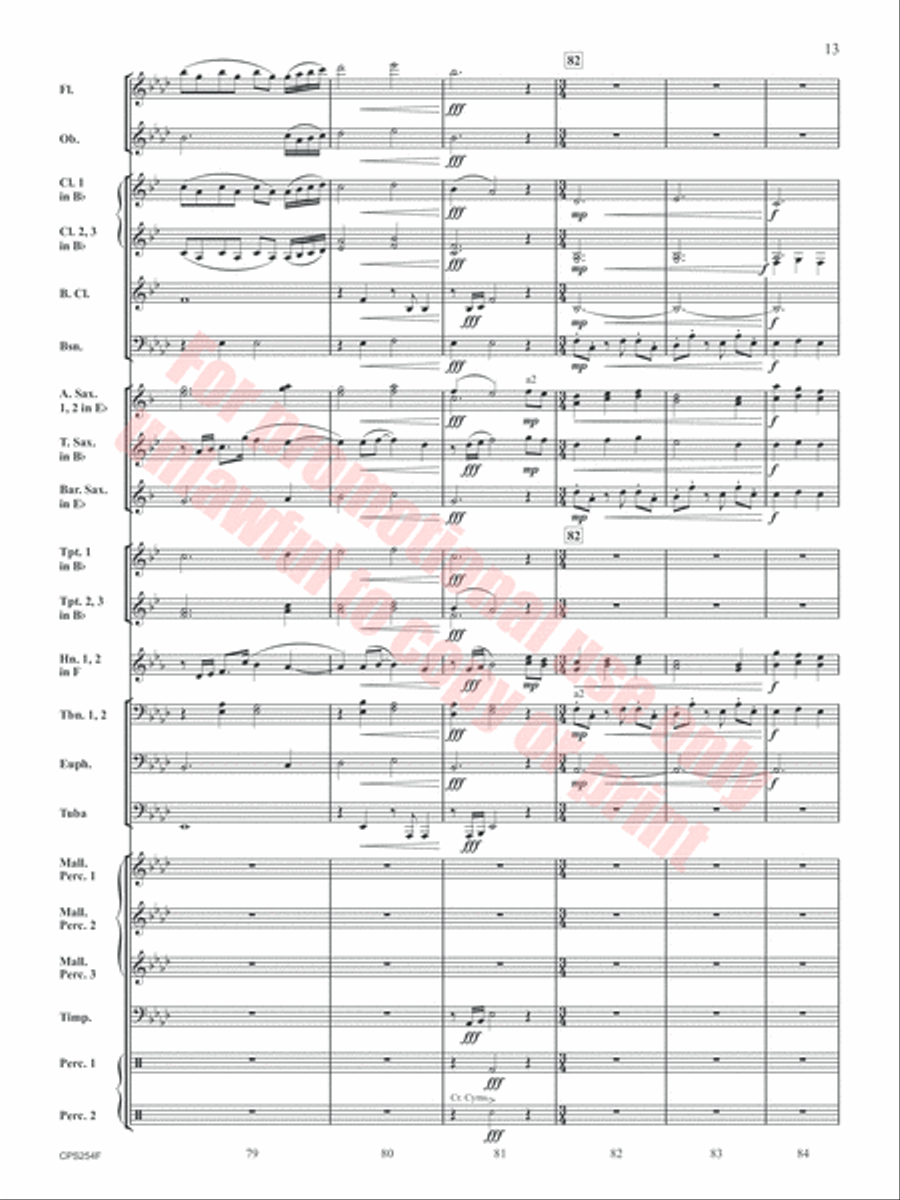 As We Search Concert Band scores gallery preview page 13