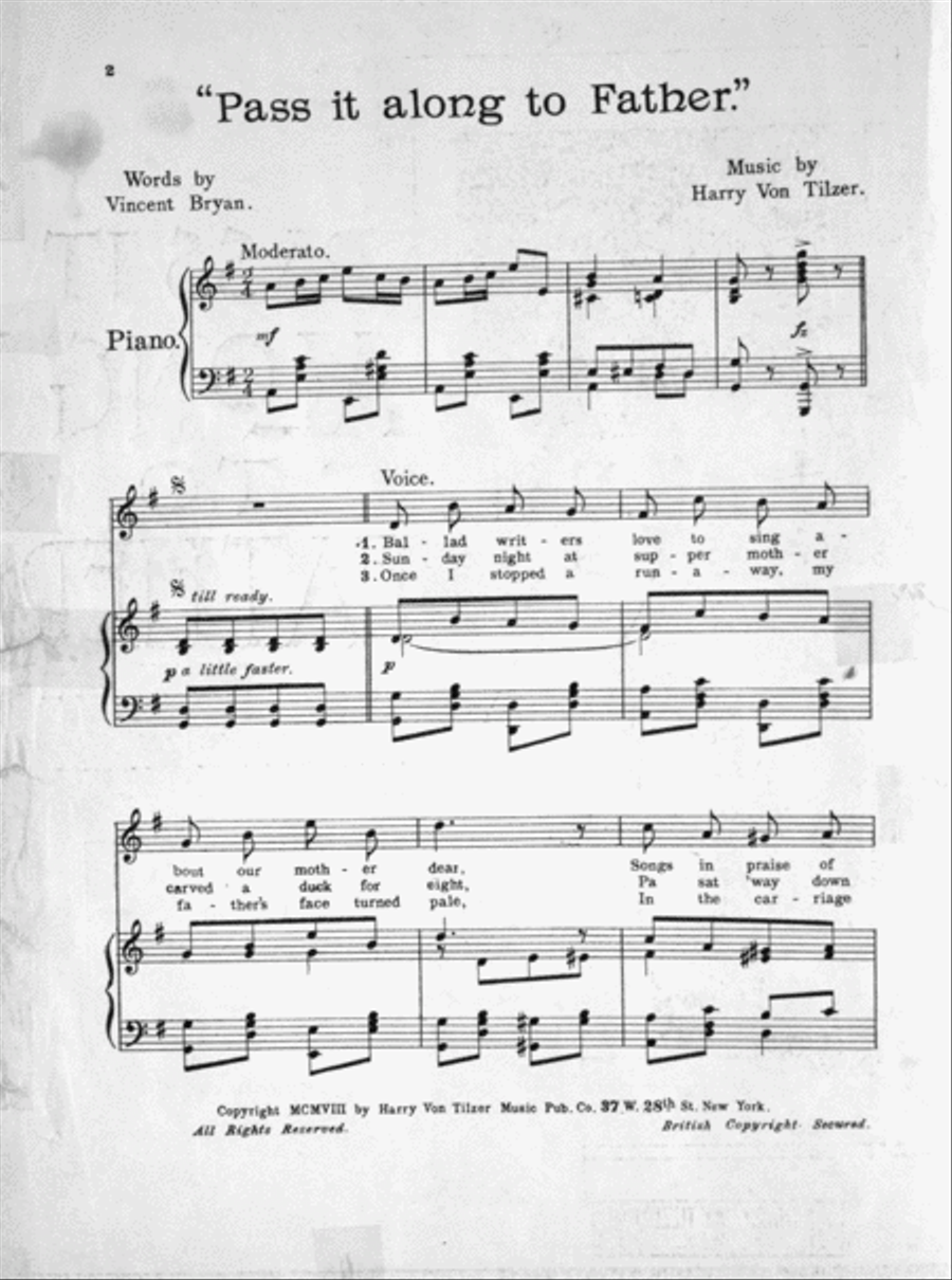 Pass it Along to Father Voice scores gallery preview page 2