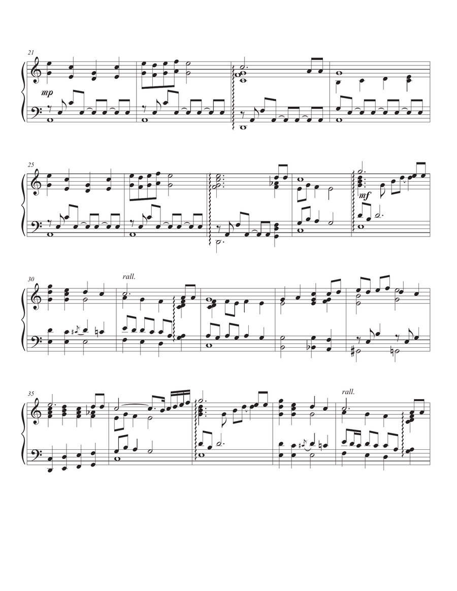 I'll Fly Away Piano Solo scores gallery preview page 2