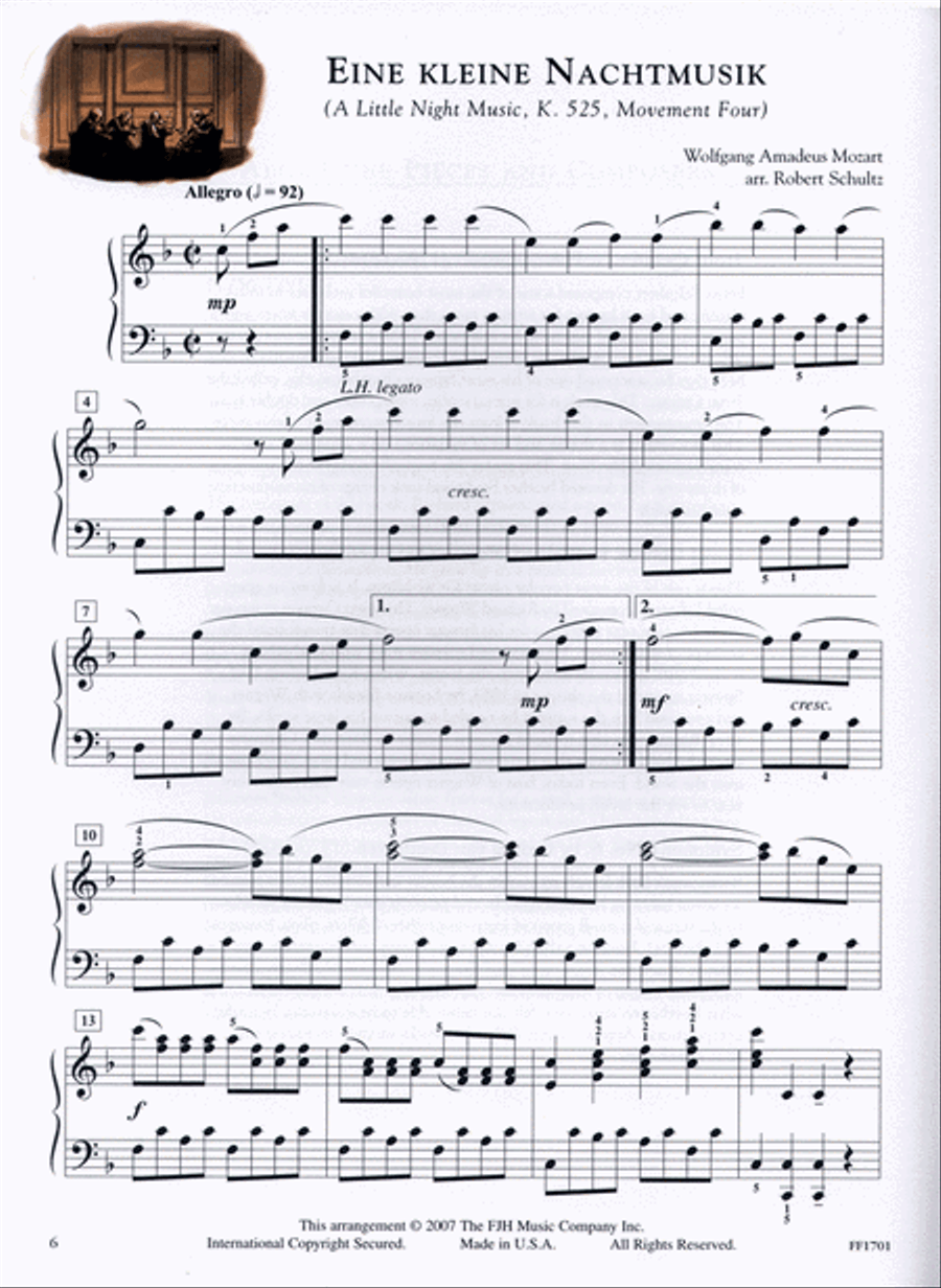 In Recital, with Classical Themes - Book 5 Piano Method scores gallery preview page 3