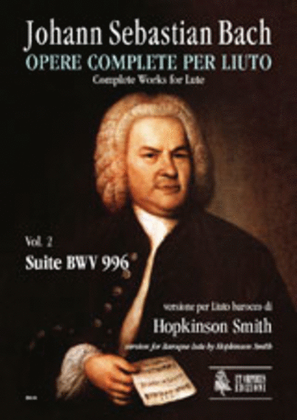 Book cover for Suite BWV 996 for Baroque Lute