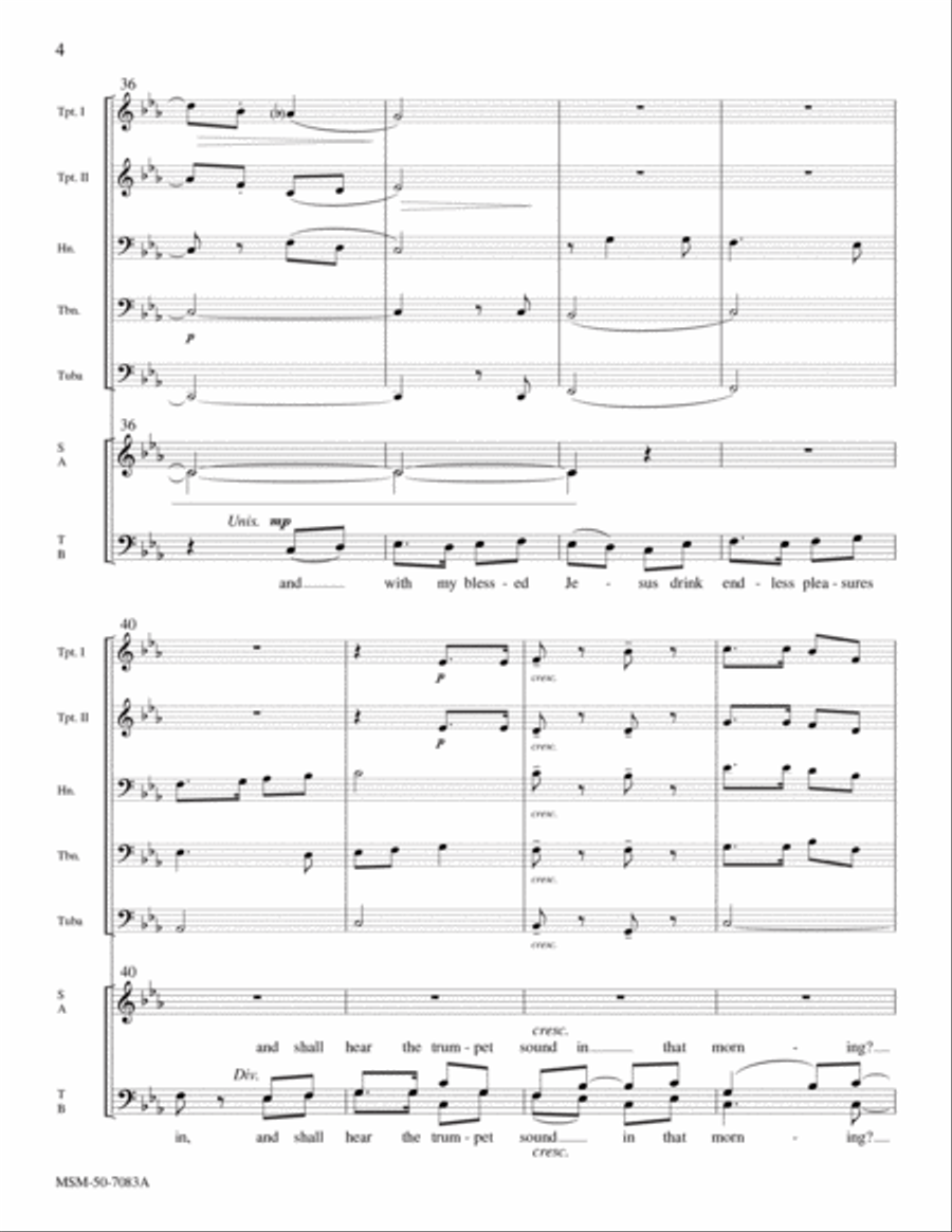 The Morning Trumpet Choir scores gallery preview page 4