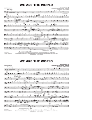 We Are The World - 2nd Trombone