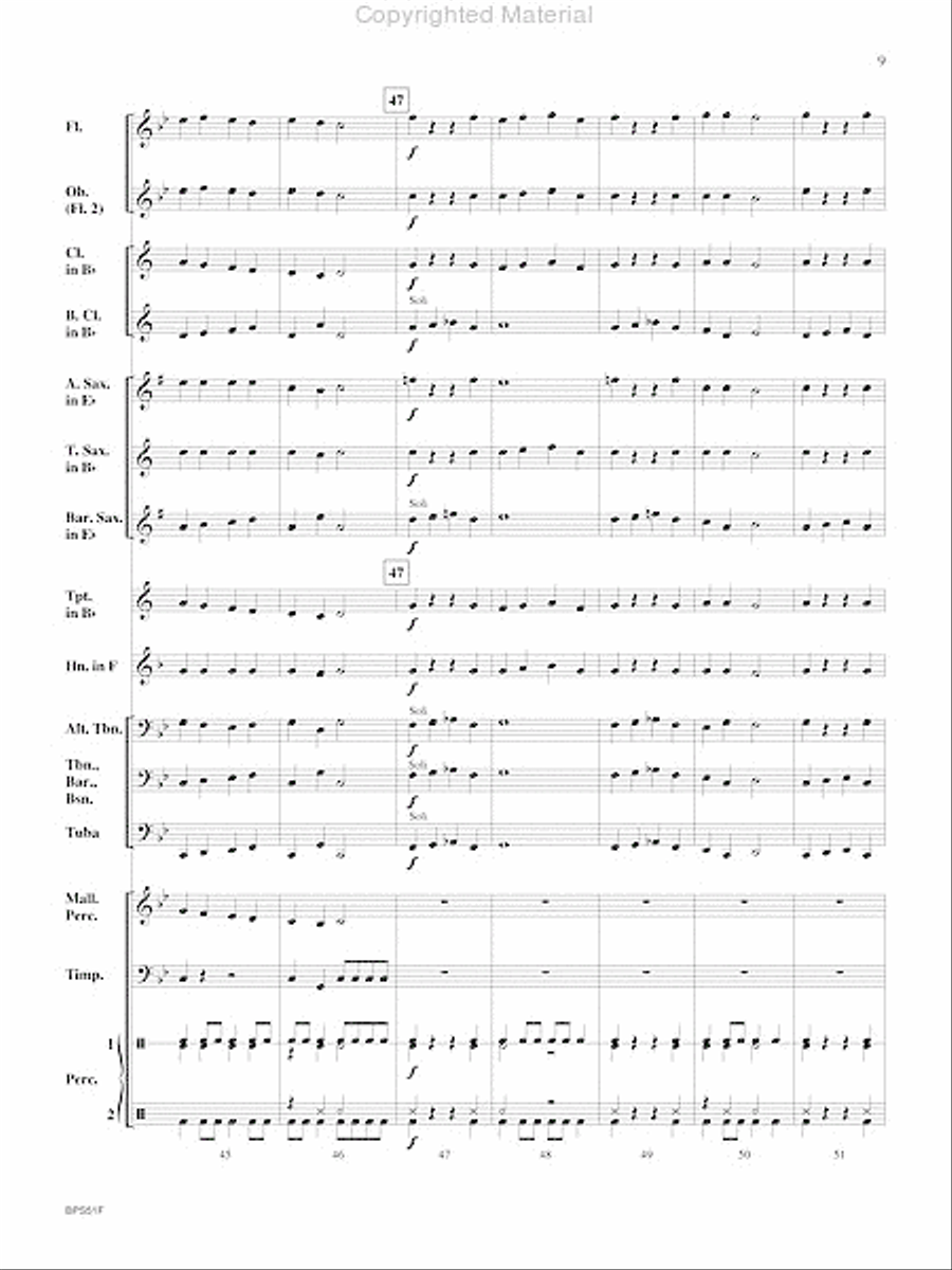 Shockwave Concert Band scores gallery preview page 10