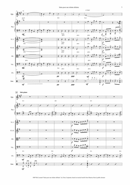 Salsa pour une infante defunte (based on musical motifs from Maurice Ravel)