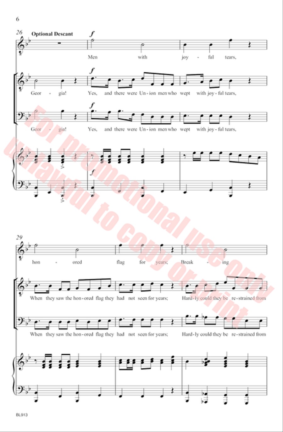 Marching Through Georgia TB scores gallery preview page 7