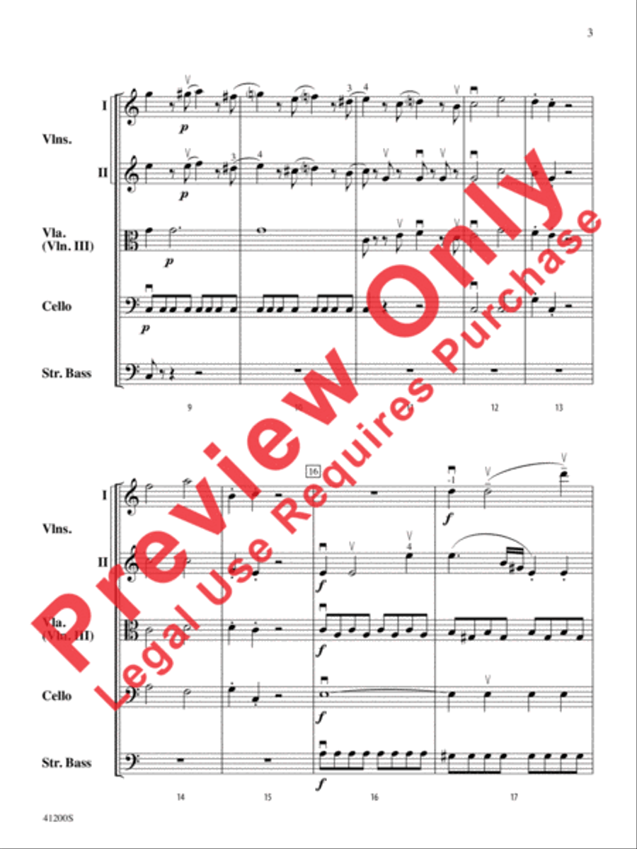 Allegro Molto String Orchestra scores gallery preview page 4
