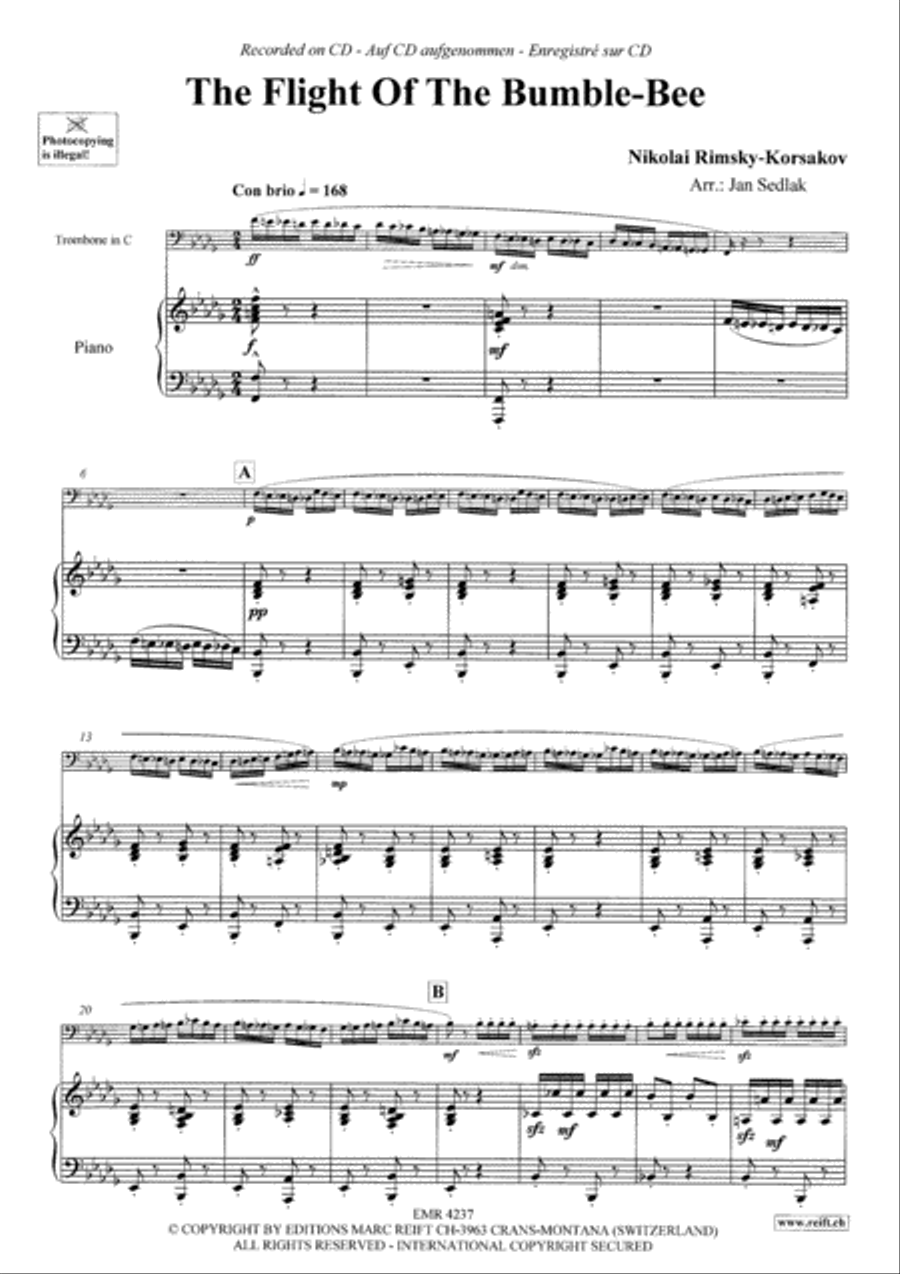 The Flight Of The Bumble Bee Piano Accompaniment scores gallery preview page 4