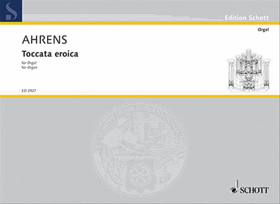 Toccata Eroica and Fugue Organ scores gallery preview page 1