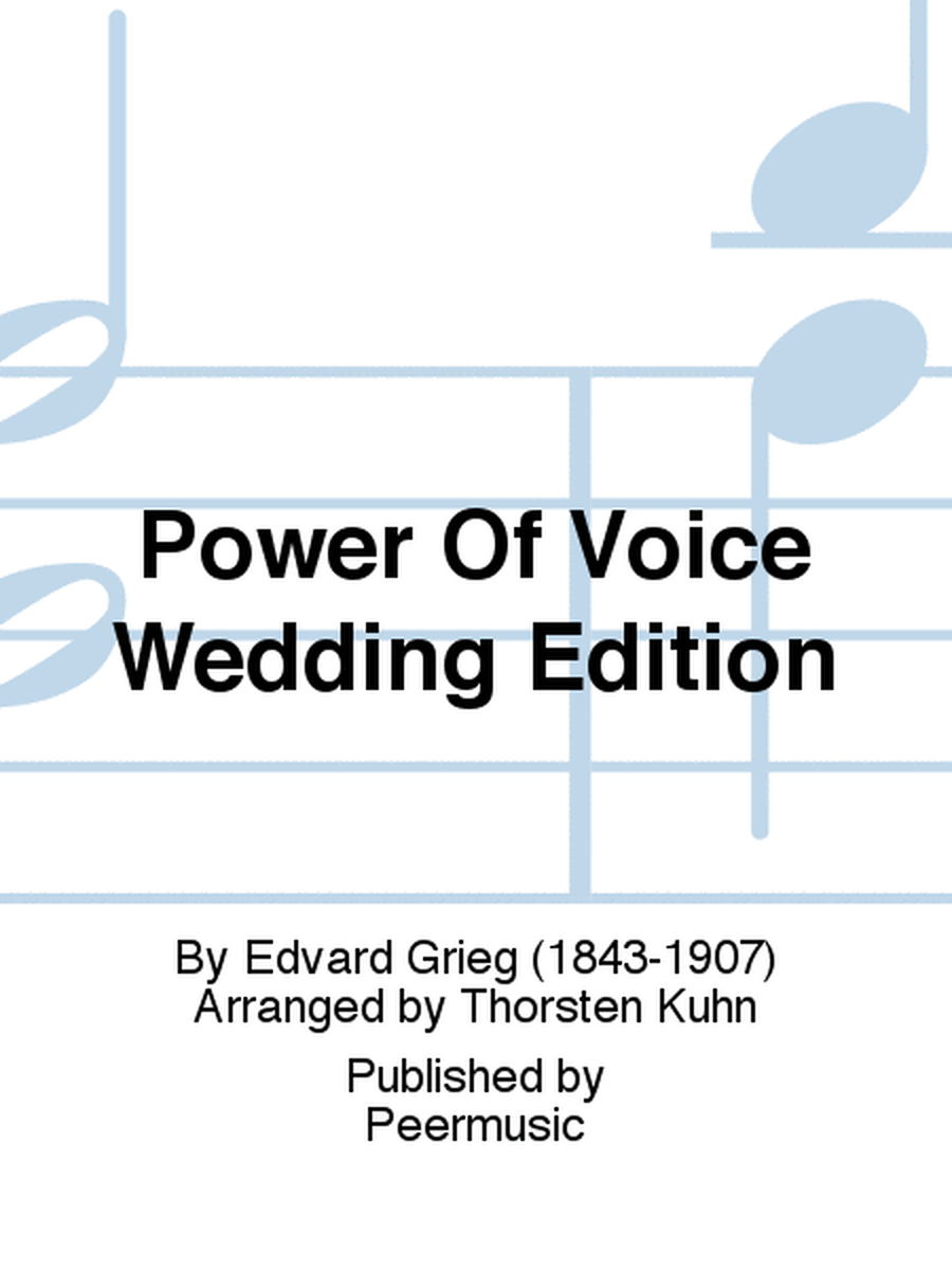 Power Of Voice Wedding Edition