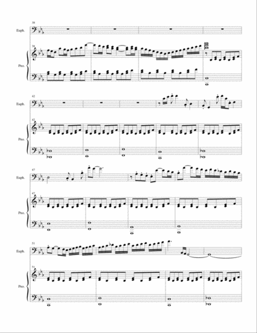 Departure Euphonium scores gallery preview page 3