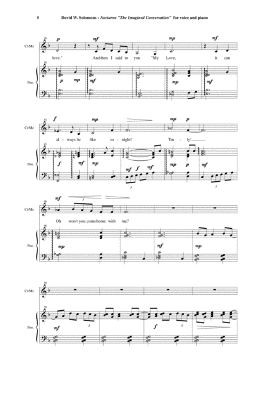 David Warin Solomons: Nocturne 