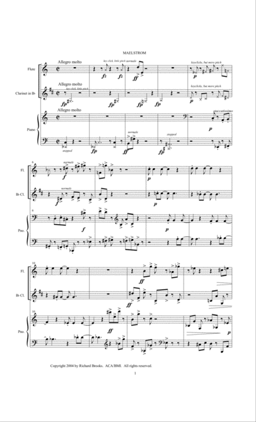[Brooks] Circular Motions Woodwind Duet scores gallery preview page 5