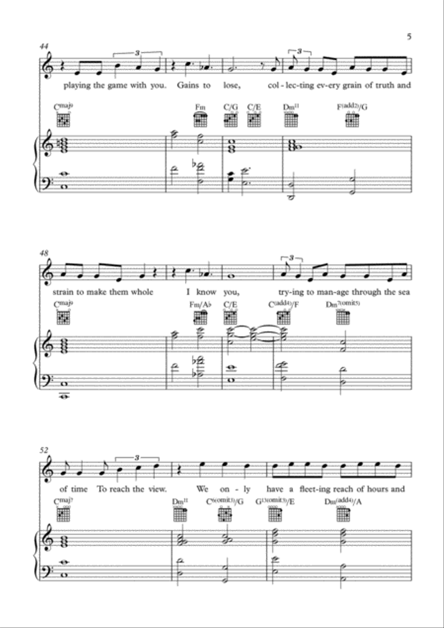 Silhouettes in the Sand Voice scores gallery preview page 5