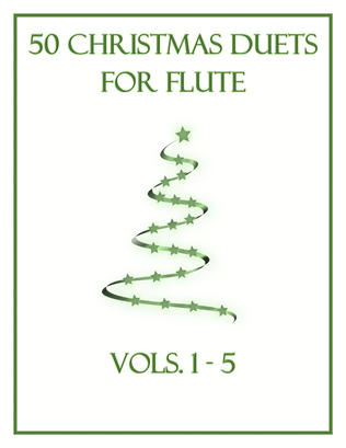 Book cover for 50 Christmas Duets for Flute