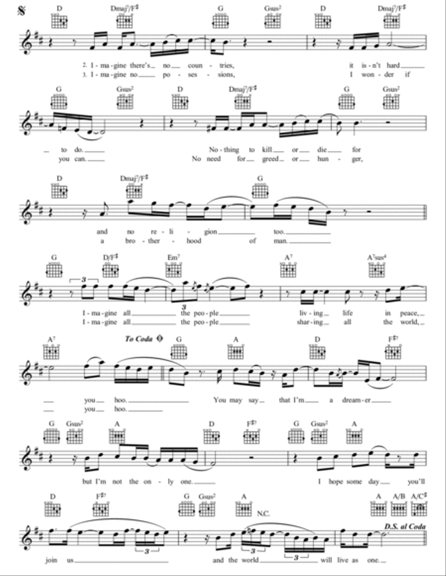 Imagine Piano scores gallery preview page 2