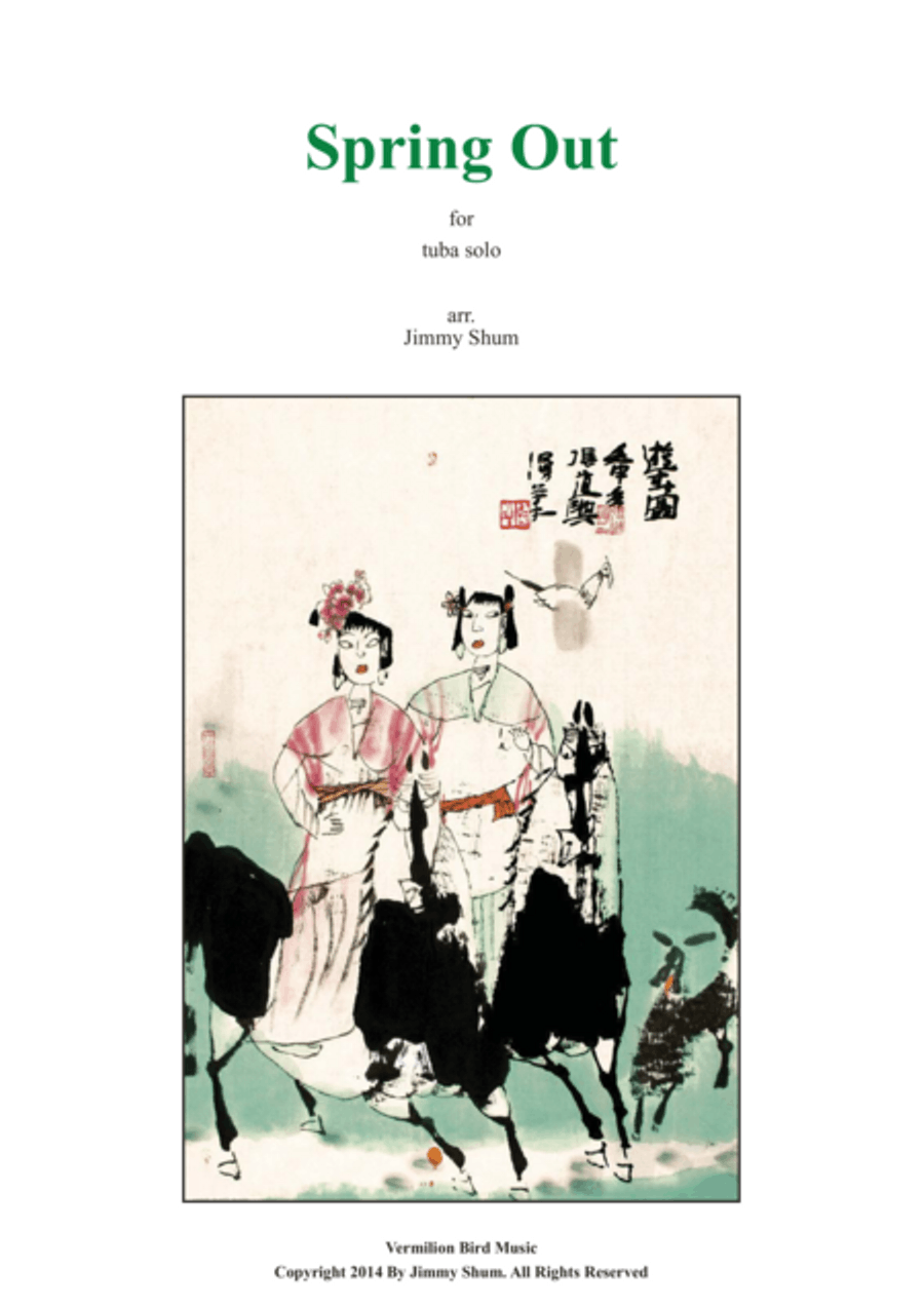 Spring Out (Chinese Folk Song) Tuba scores gallery preview page 1