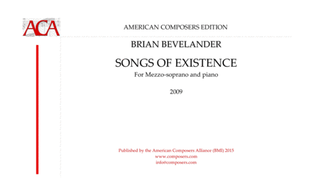 [Bevelander] Songs of Existence